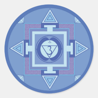 Adesivo Ajna Chakra Mandala (Third eye chakra)