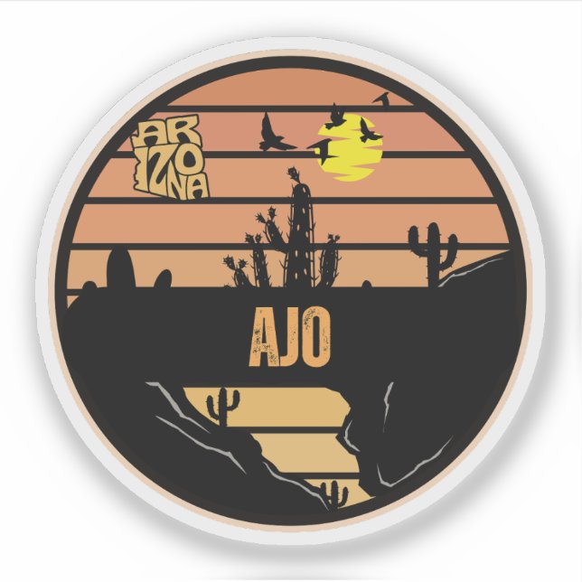 Adesivo Ajo, Arizona (Frente)