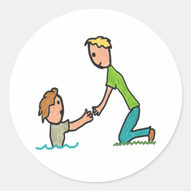 Adesivo Ajuda na Mão (Frente)