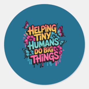 Adesivo Ajudando Humanos Pequenos Coisas Grandes
