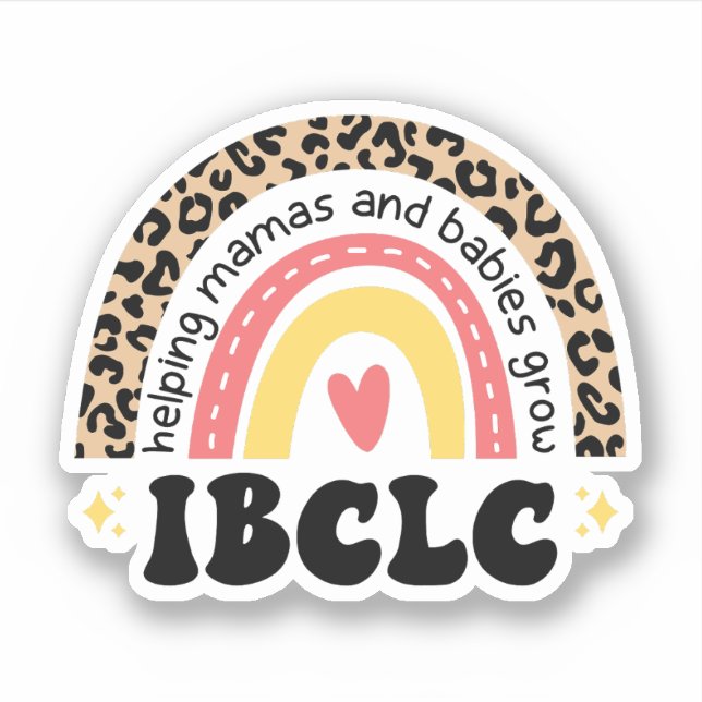 Adesivo Ajudando Mães e bebês a cultivar enfermeiros de la (Frente)