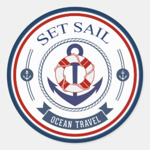Adesivo Ajuste o viagem do oceano da vela náutico