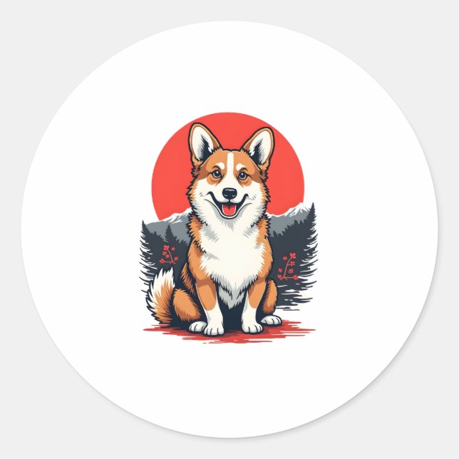 Adesivo Akita Inu Dog (Frente)