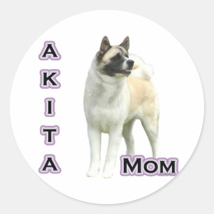 Adesivo Akita Mãe 4 - Sticker