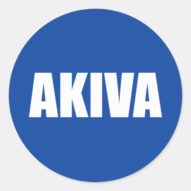 Adesivo Akiva (Frente)