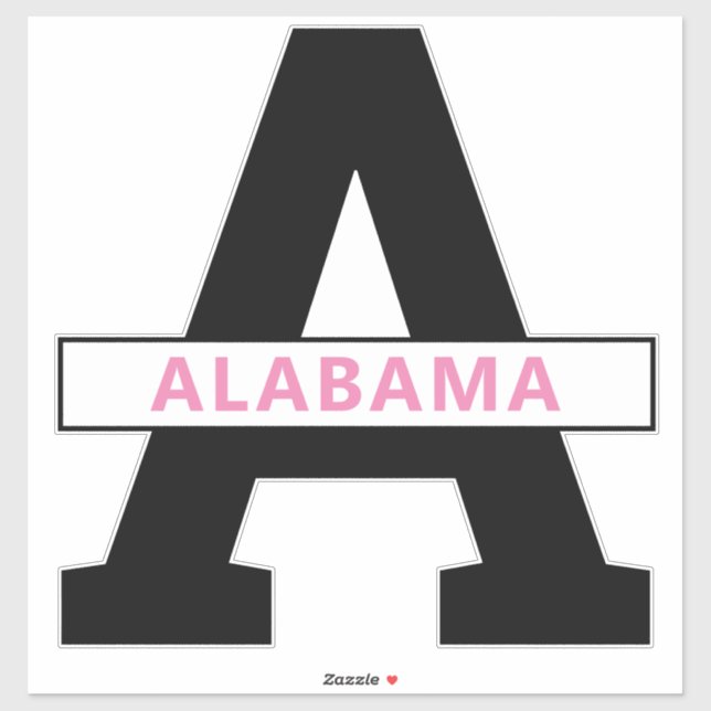 Adesivo Alabama (Folha)