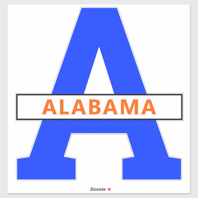 Adesivo Alabama (Folha)