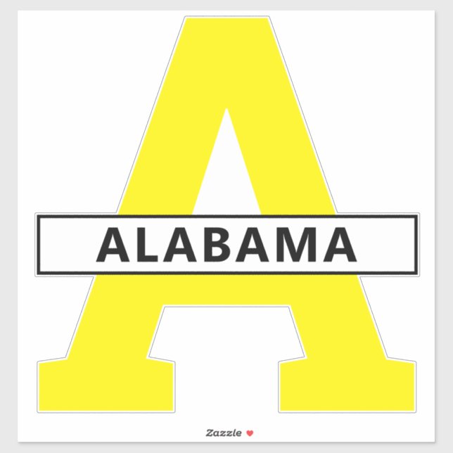 Adesivo Alabama (Folha)