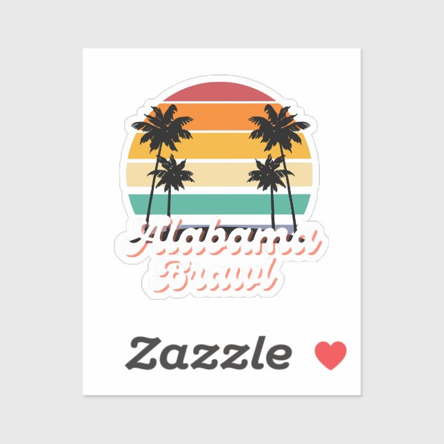 Adesivo Alabama Brawl (Folha)