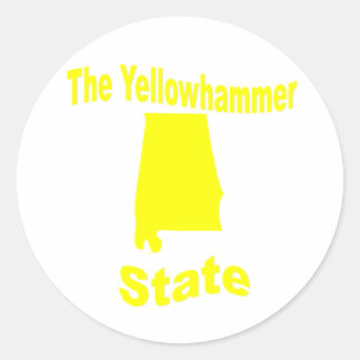 Adesivo Alabama: O Estado de Yellowhammer