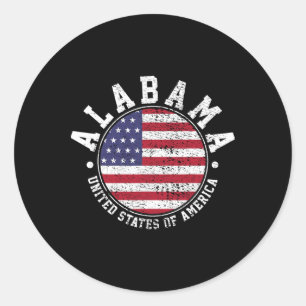 Adesivo Alabama Vintage