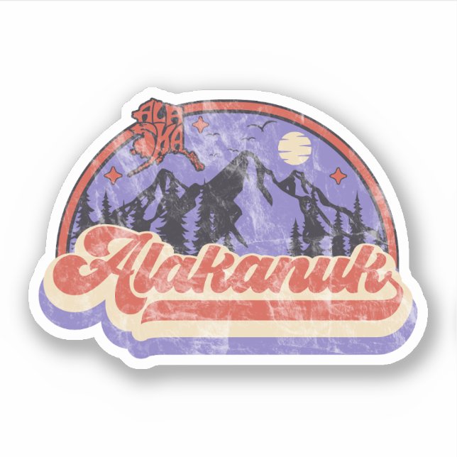 Adesivo Alakanuk, Alasca (Frente)