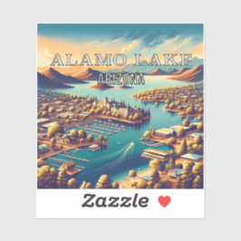 Adesivo Alamo Lake Arizona 3 Inch Vinyl Sticker