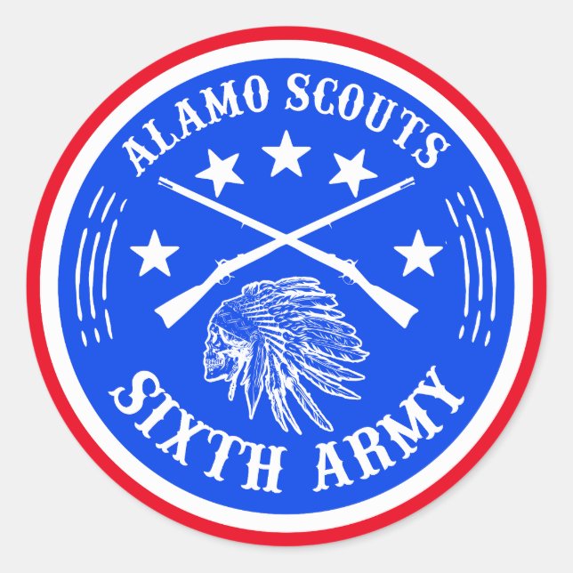 ADESIVO ALAMO SCOUTS 6 ARMY LOGO (Frente)
