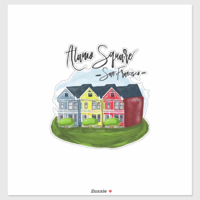 Adesivo Alamo Square São Francisco (Folha)
