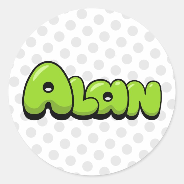 Adesivo Alan (Frente)