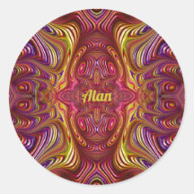 ALAN ~ Design Fractal Multicolorido ~
