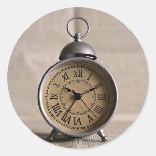Adesivo Alarm clock com numeração romana