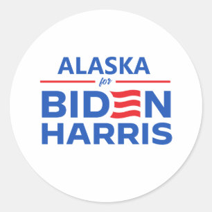 Adesivo Alasca para Biden Harris