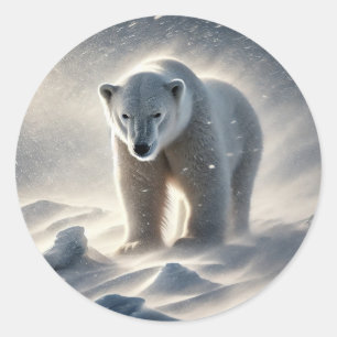 Adesivo Alasca Polar Bear Snowstorm