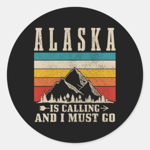 Adesivo Alaska Está Chamando Eu Preciso Ir Para Montanhas