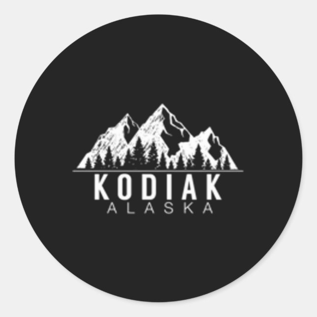 Adesivo Alaska Gif Kodiak Alaska (Frente)