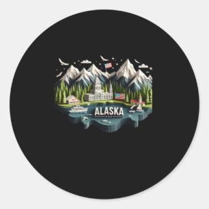 Adesivo Alaska State In Usa Sticker
