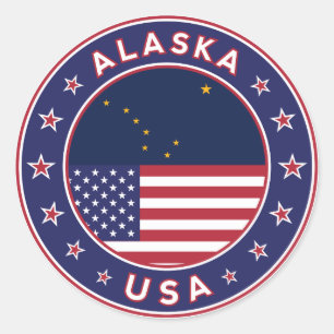 Adesivo Alaska, USA States, Alaska t-shirt, Alaska sticker
