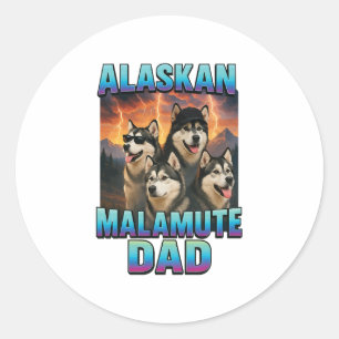 Adesivo Alaskan Malamute