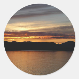 Adesivo Alaskan Sunset II Belo Alasca Fotografia