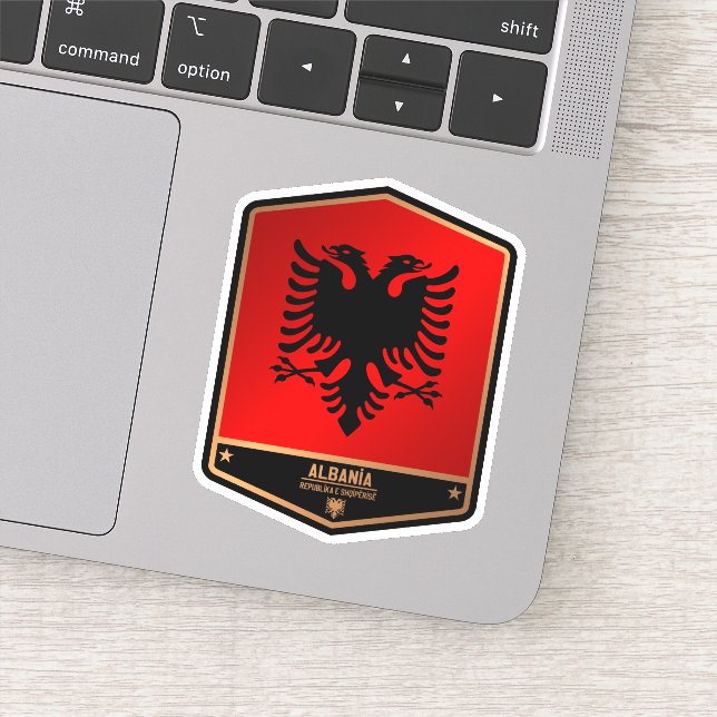Adesivo Albânia (Detalhe)