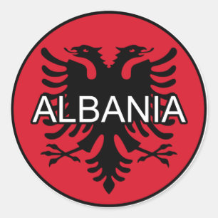 Adesivo Albânia Euro Sticker
