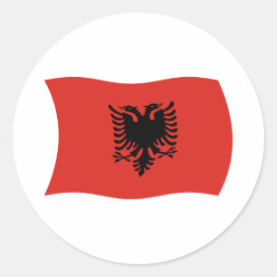 Adesivo Albânia Flag Sticker