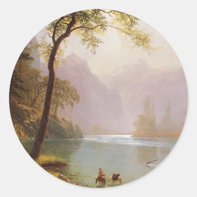 Adesivo Albert Bierstadt, Kerns River Valley California (Frente)
