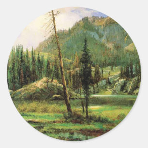Adesivo Albert Bierstadt - Montanhas de Sierra Nevada,