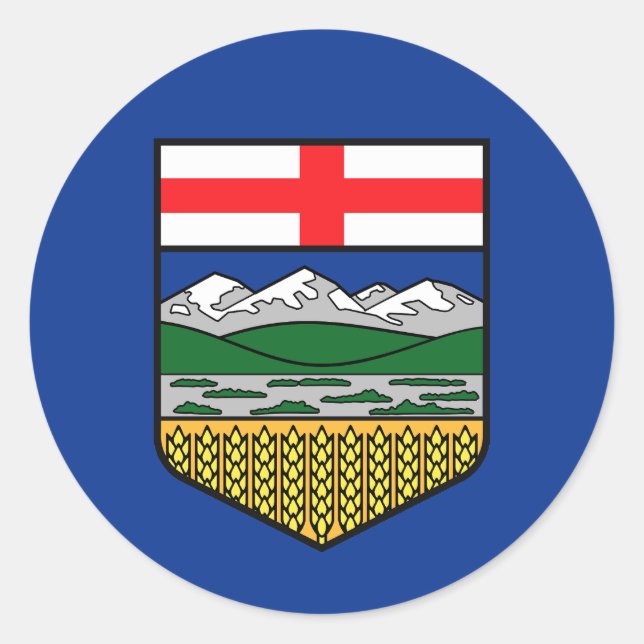 Adesivo Alberta Flag (Frente)