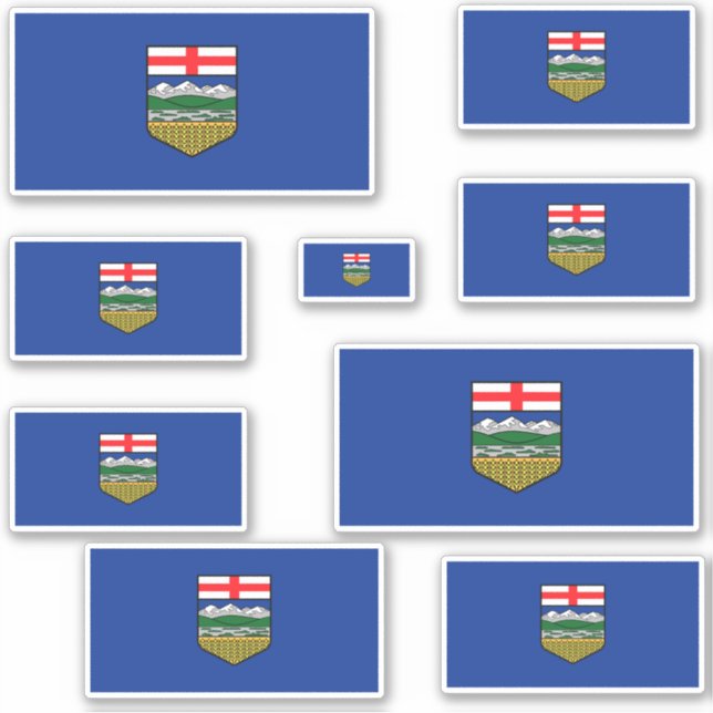 Adesivo Alberta Flags Graphic (Frente)
