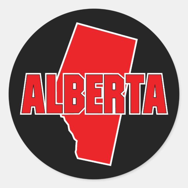 Adesivo Alberta Província (Frente)