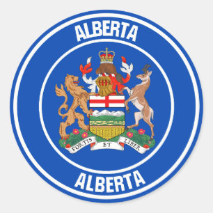 Adesivo Alberta Round Emblem