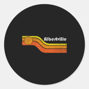 Adesivo Albertville - Roupas Retrô Masculinas Femininas An