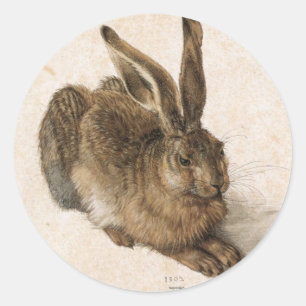 Adesivo Albrecht Dürer - Junger Hase (Young Hare), 1502