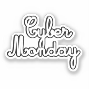 Adesivo Álbum de Recortes CYBER MONDAY