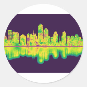 Adesivo Albuquerque Novo México Skyline