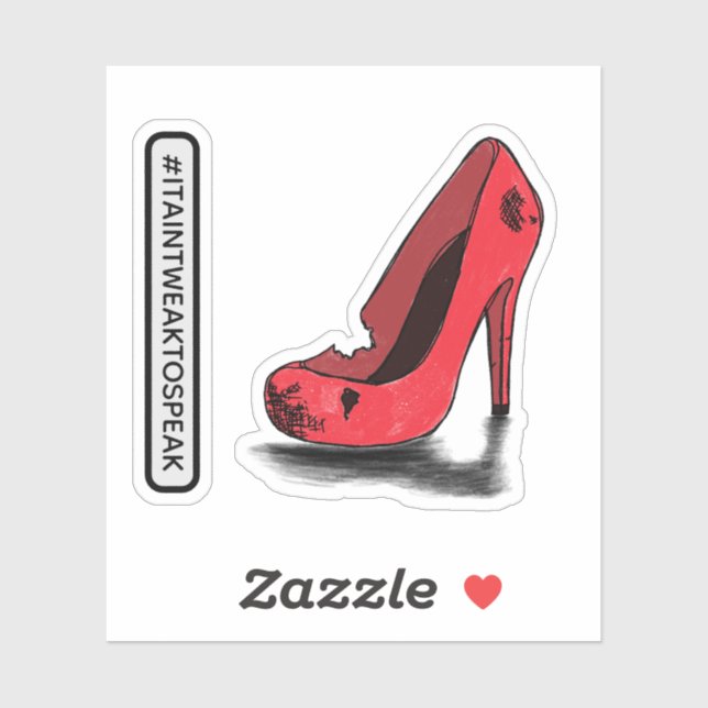 Adesivo Alcançar alto salgado e rasgado (Folha)