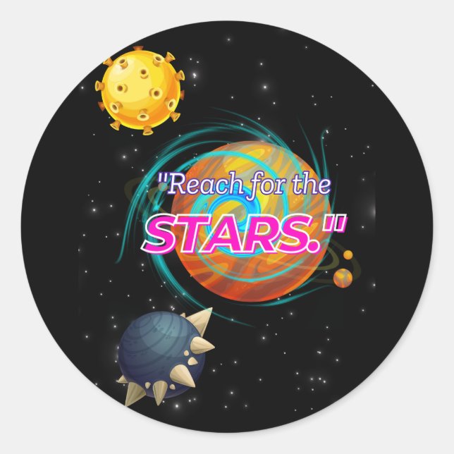 ADESIVO ALCANCE AS ESTRELAS (Frente)