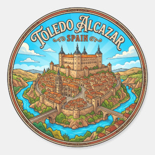 Adesivo Alcázar de Toledo Espanha