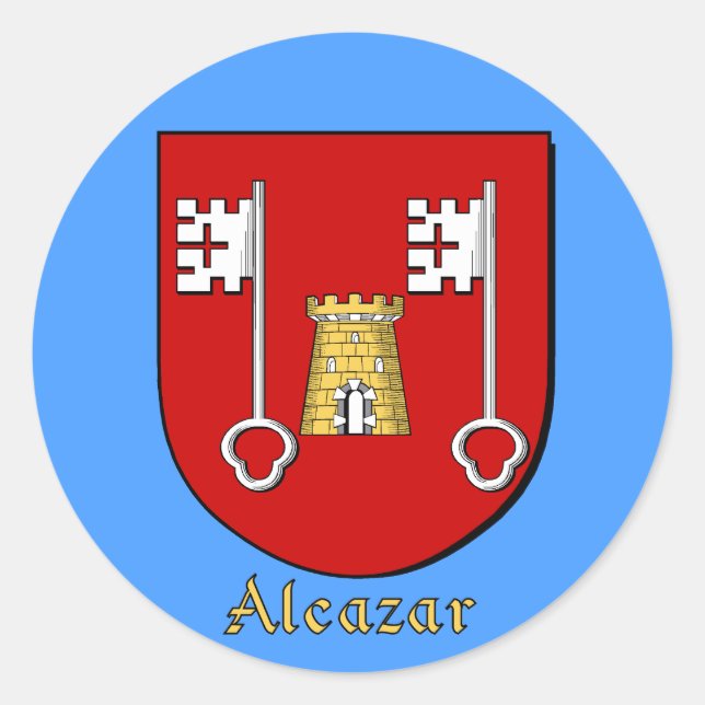 Adesivo Alcazar Family Shield Stickers (Frente)