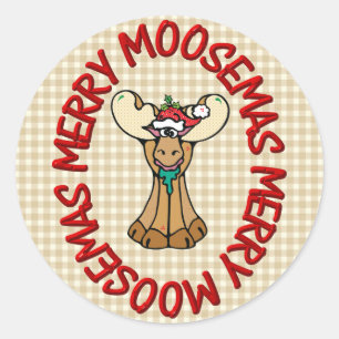 Adesivo alces alegres dos moosemas