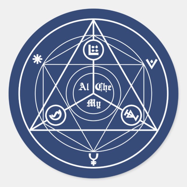 Adesivo Alchemy manifesto (Frente)