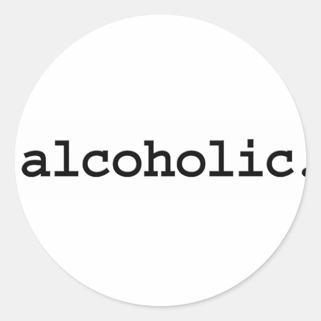 Adesivo alcoólico. (Frente)